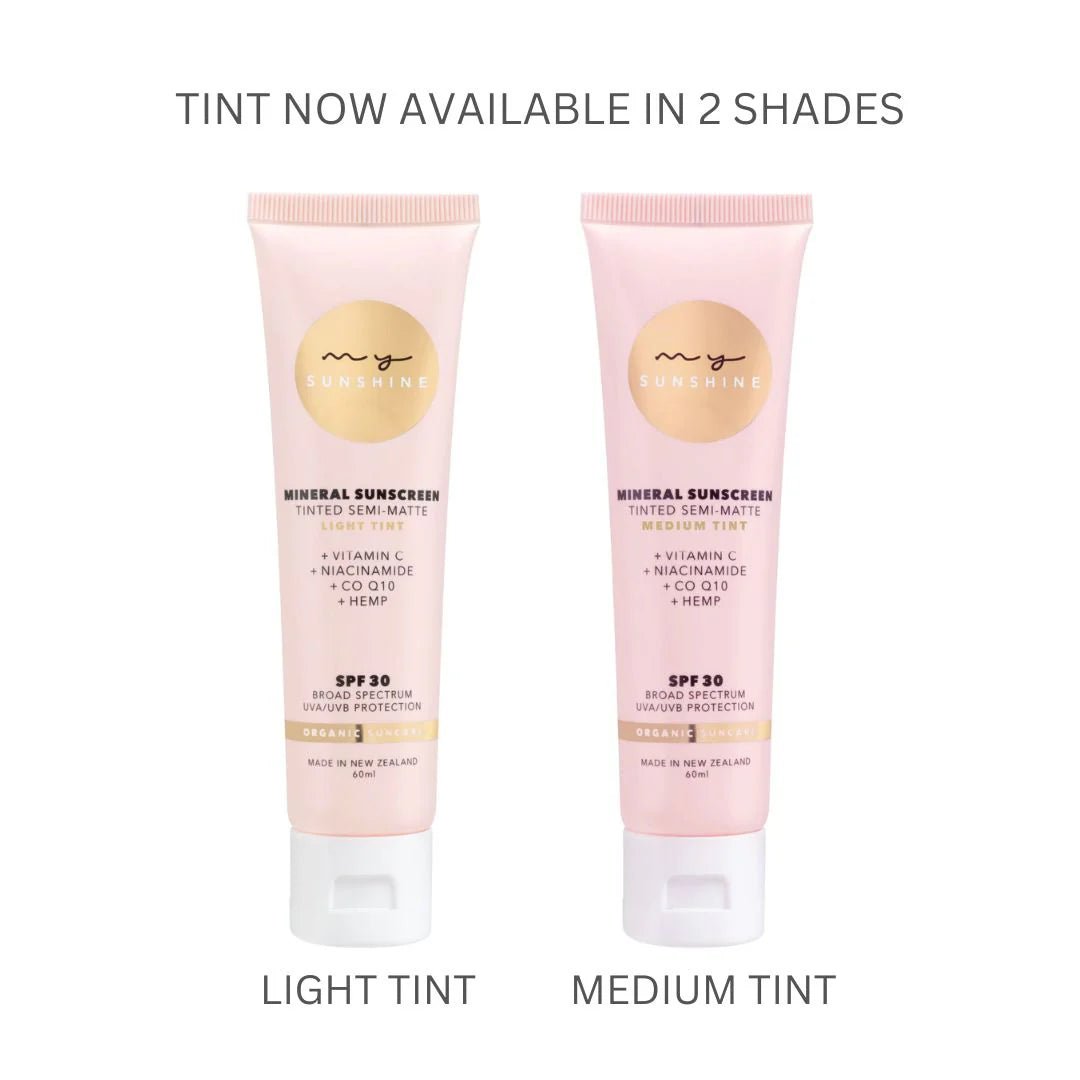 My Sunshine Tinted Semi-Matte Mineral Sunscreen SPF30 60ml